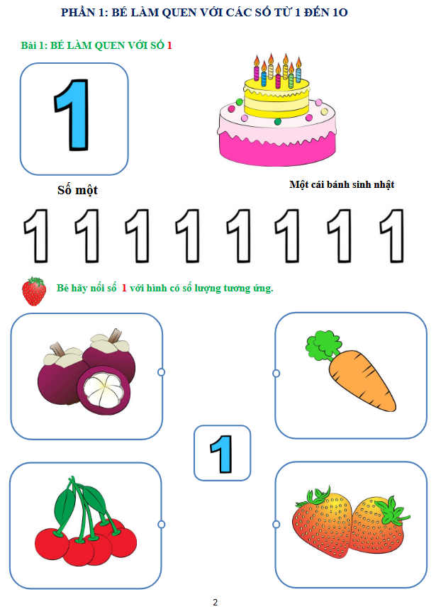 Sách Bé vui học Toán - Đếm và viết số - 100 trang